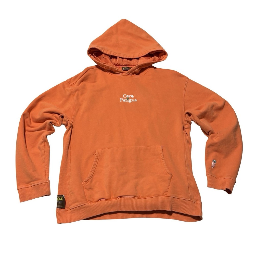 Zero Fatigue Hoodie Men's Large Orange Smino Anwar Carrots Silk Pillow